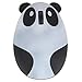 Sungwoo Rechargeable Wireless Mouse 2.4GHz Wireless Computer Mouse with Cute Panda Design for PC Macbook Laptop - White