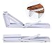 Folding Shelf Bracket Steel Triangle Wall Mount Support White Heavy Duty Shelf Brackets 2 PCS (12inch) by Accessbuy
