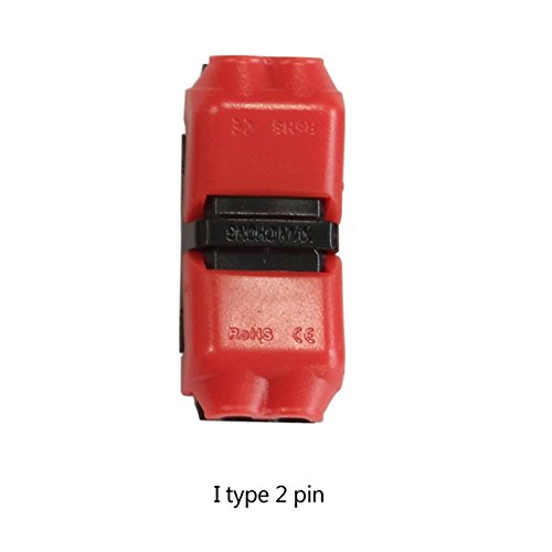 Wire Connectors, Quick Splice Low Voltage Wire Connection, 20 awg Cable Dual Way Electrical Butt Terminal Block Kit, no Soldering, without Stripping