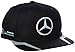 Mercedes Benz Petronas AMG Formula 1 Lewis Hamilton Black Flat Brim Hat