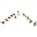 Zooawa 12 Pcs Mini Dinosaur Play Set, Assorted Realistic Small Dinosaur Figure Model Toy for Kids and Toddlers - Colorful