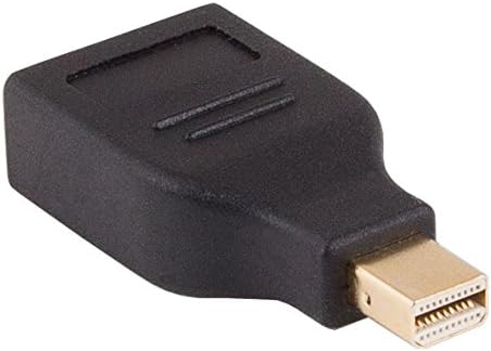 Cable Leader Mini Displayport Male to Displayport Female Adapter Black