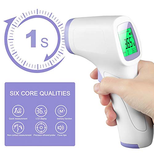 Non Contact Forehead Thermometer, AXHKIO Infrared Thermometer for Fever
