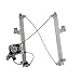 HANSUN 8801-0442 Power Window Regulator With Motor Rear Right Passenger Side For Cadillac Chevy GMC - Escalade Avalanche Silverado Suburban Sierra