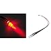 TRENDBOX 1 Pack (50 Bulbs) 5mm Red LED Flash Light (steady) 18cm 12V DC Pre-Wired Round Top Bulb Lamp For DIY Car Boat Toys Flashing Parties