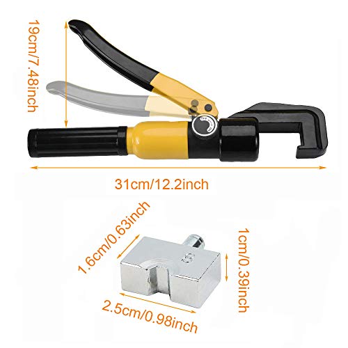 image for Suteck Hydraulic Crimper 10 Tons Hydraulic Wire Battery Cable Lug Term