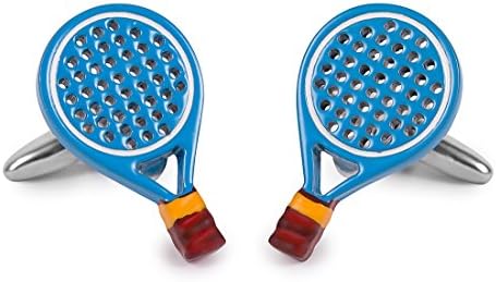 SoloGemelos - White Paddle Racket Cufflinks - Men