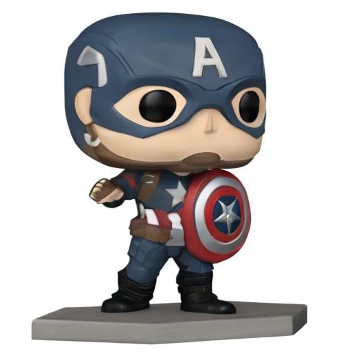 Funko POP! Marvel: Civil War Build A Scene - Captain America - Collectable Vinyl Figure - Gift Idea - Official Merchandise - for Kids & Adults - Movies Fans