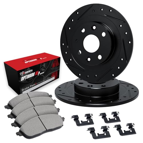 R1 Concepts Front Brake Kit Fits 1970-1974 Toyota Corolla; 1971-1973 Toyota Car…