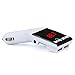DZT1968 Hot Dual USB Car Kit Charger Wireless Bluetooth Stereo USB devices MP3 Player FM Transmitter