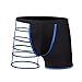 Men's Hot Sexy Underwear Hollowed Straps Comfy Boxer Briefs One Size, Blue