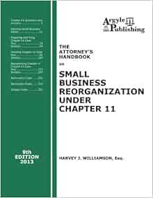 The Attorney S Handbook On Small Business Reorganization
