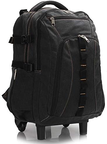 Travel Backpack Rucksack Luggage Bag With Wheels Trolley Large Carry On Wheeled for Men Women