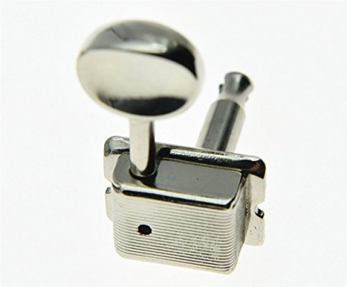 KAISH Nickel Split Post Vintage Guitar Tuning Keys Tuners Machine Heads for Strat/Tele Korea Made