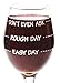 Funny Guy Mugs Don't Even Ask Measuring Wine Glass, 11-Ounce - Unique Birthday or Christmas Gifts for Men, Women, Mom, Dad, Daughter, Wife, Sister, Girlfriend, Teacher, Boss or Coworker