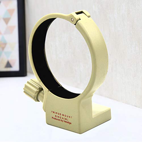LEDMOMO Tripod Mount Lens Collar Ring for Canon USM EF 70-200mm f/4L is USM 300mm f/4L USM 400mm f/5.6L USM (White)