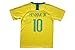 KID BOX 2018 Brazil #10 Neymar JR. Kids Home Soccer Jersey & Shorts Socks Set Youth Sizes (9-10 Years)