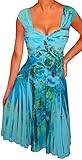Funfash Plus Size Dress Slimming Empire Waist Blue New Women's Cocktail Dress