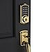 Kwikset 916 Z-Wave SmartCode Touchscreen Electronic Deadbolt, Featuring SmartKey in Polished Brass, Works with Alexa via SmartThings, Wink, or Iris (99160-001)