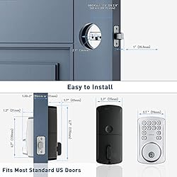 Signstek Keyless Entry Door Lock, Electronic Keypad