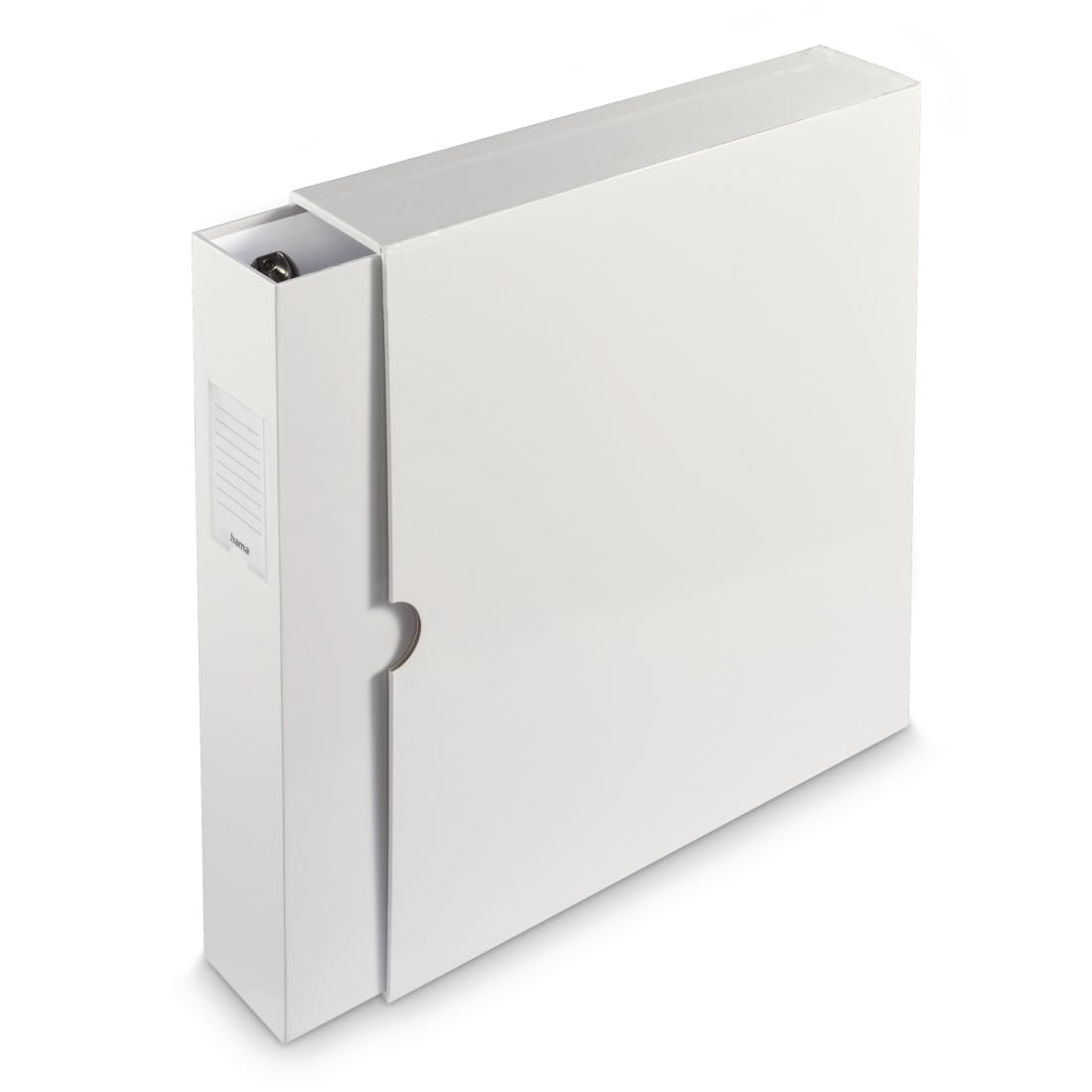 70mm Spine 4D Ring Binder with Slipcase White