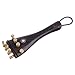 Chinatera A Natrual ebony wood 4/4 violin accessories Set of 4PCS Pegs, chinrest Chin Rest, End Pin,4PCS Fine Golden Tuners ,Tail Gut