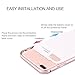 CXCase iPhone 7 Plus/ 6S Plus/ 6 Plus Battery Case, 3000mAh Ultra Slim Extended Battery Backup Charging Case Charger Pack Power Bank for iPhone 7+ Plus/ iPhone 6S Plus/6 Plus 5.5 inch - Rose Gold