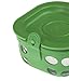 Lifefactory BPA-Free Glass Food Storage and Bakeware with Protective Silicone Sleeve and Lid, 6 Piece Grass Green