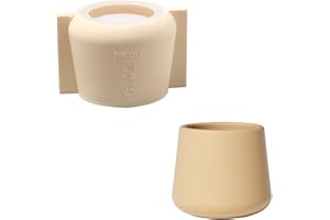 BOOWAN NICOLE Candle Jars Concrete Molds,Trapezoid Silicone Molds for Candle Pot with Lids for Home Decor (SH0974-1)