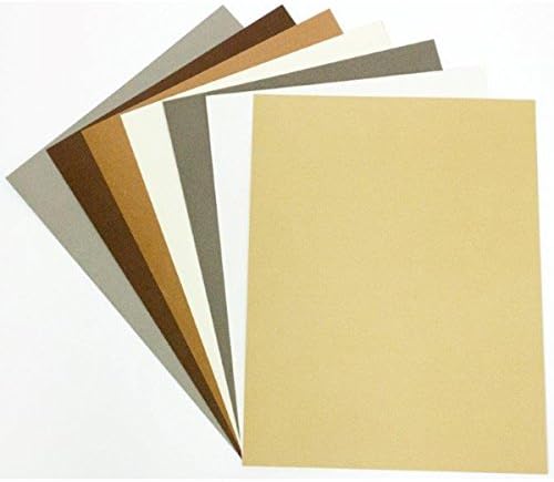 DCWV Double-Sided Neutrals 48 Sheet Printed Cardstock Pad - 8.5 in x 11 in