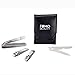 FOMO Beauty Nail Clipper Set - Premium Quality Stainless Steel Fingernail, Toenail, Cuticle Clippers + Bonus Folding Metal File - Best Travel Nail Kit for Grooming On-The-Go - A Great Gift for Friends