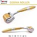 0.75mm, Micro Needles Derma Roller 192 Titanium Tips for Skin Care Beauty Tool, Anti Aging Wrinkles Acne Scars
