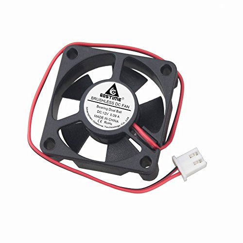 GDSTIME 35mm x 35mm x 10mm DC 12v Brushless Cooling fan Ball Bearing