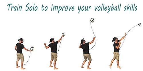 TOCO FREIDO Volleyball Training Equipment Aid with Adjustable Cords and Waist Belt, Solo Practice of Serving, Spiking, Setting and Arm Swing Rotations, Indoor Outdoor Trainer - Thumbnail 5