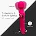 Radiant Lotus - Nelu Wand Massager | Waterproof | USB Rechargeable | Powerful Multi Speed | Handheld Personal Massager