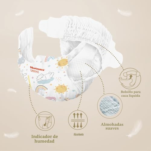 Fraldas Huggies Baby Extra Care, Tamanho 1 (2-5 kg), 4 x 28 unidades