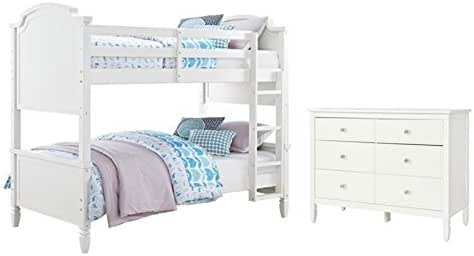 Amazon.com: Home Square 2 Piece Kids Bedroom Set with Bunk ...