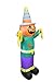 6 Foot Tall Happy Thanksgiving Hallween Inflatable Pumpkin Scarecrow Perfect Thanksgiving Autumn Yard Art Indoor Outdoor Decoration