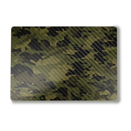 Carbon Fiber Laptop Skin Compatible with Surface Laptop 7 15" (2024) - Green Ca…