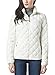 XPOSURZONE Women Packable Down Quilted Jacket Lightweight Puffer Coat Winter White M