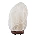 Simply Genius Himalayan White Salt Lamp Lights, Electric 6” Natural Crystal Salt Lamp Rock with Bulb and Cord For Bedrooms, With Dimmer Switch Salt Lamp, 5.5 to 8 Pounds