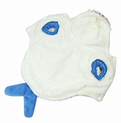 Yoption Pet Puppy Dog Christmas Halloween Clothes Outwear Coat Apparel Hoodie (L, Stereo Shark)