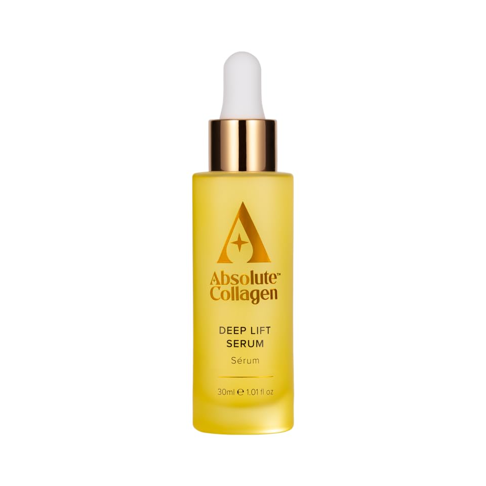 Absolute Collagen Boosting Hyaluronic Acid & Bakuchiol Face Serum, Anti-Aging Serum for Wrinkles, Retinol Alternative for Youthful, Hydration & Radiance, Plump Skin, 30ml