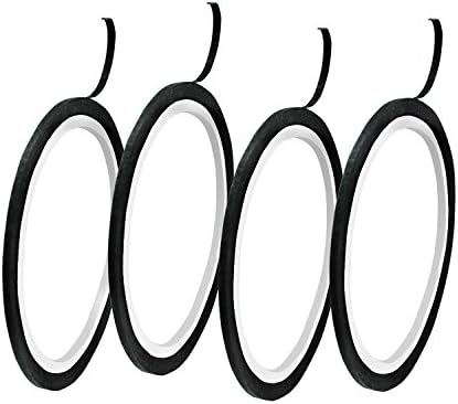 Hraindrop 12Pack 3 mm Black Whiteboard Gridding Graphic Tape Width Graphic Chart Tape Art Tape(49ft per roll)