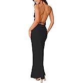 Summer Satin Maxi Dresses for Women 2025 Elegant Classy Silk Formal Sleeveless Backless Spaghetti Strap Wedding Guest Dress