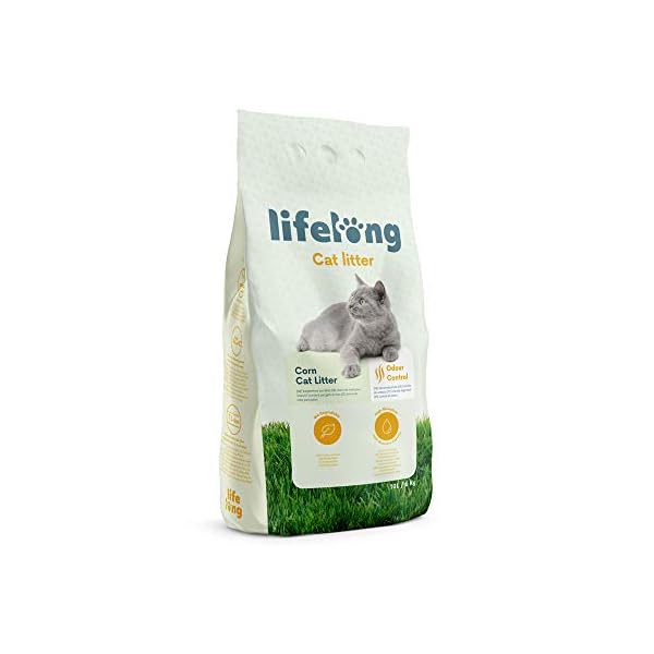Amazon Brand - Lifelong Corn Cat Litter 10L