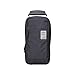 Dpark New Group Series Water-resistant Canvas& PU Sling Chest Shoulder Bag Pack Small Crossbody Backpacks Portable Sport Pack Travel Backpack for Men Women Child (Black)
