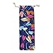 Straw Carrying Case, Travel Bag for Stainless Steel Straws, Glass Straws, Silicone Straws, Cutlery - Watercolor