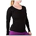 MERIWOOL Womens Base Layer Form Fit 100% Merino Wool Lightweight Fitted Top Thermal Shirt Black