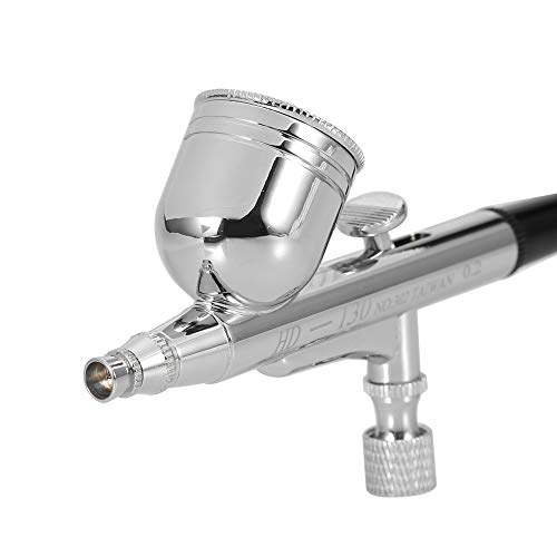 3 Größen Air Brush Kit Tragbare Mini-Sauerstoff-Spritzpistole für Nail Art Painting Tattoo Cake Decorating(0.2mm) – Bild 5